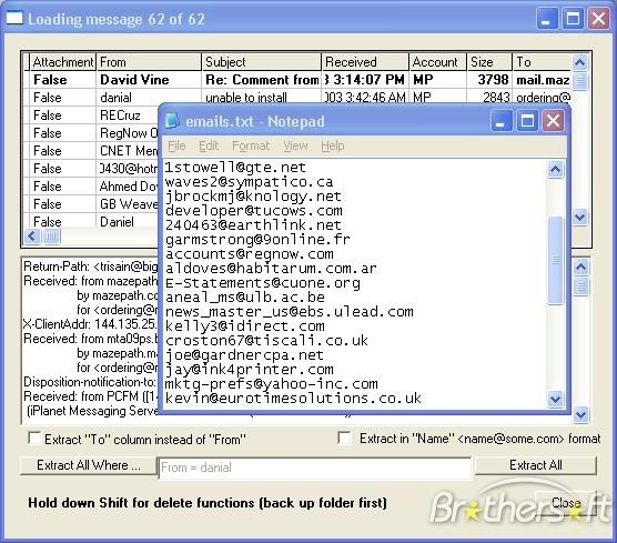 OutlookExpressEmailSaver,Outlook ,Express ,邮件客户端